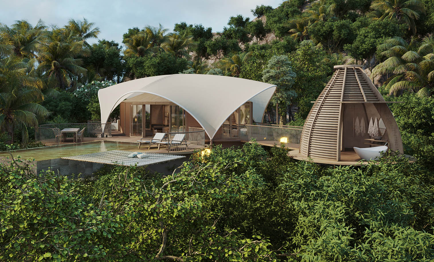 Architecture Bioclimatique LODGES PREFABRIQUES ECOLOGIQUES POUR 